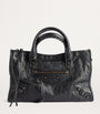 Balenciaga Black Small Leather Le City Top-Handle Bag