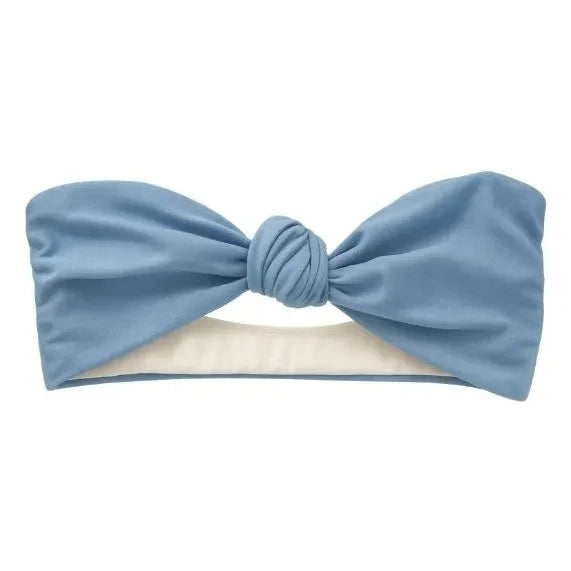 Vanessa Sposi - Le Loop Bandeau Swimsuit Top | Light blue