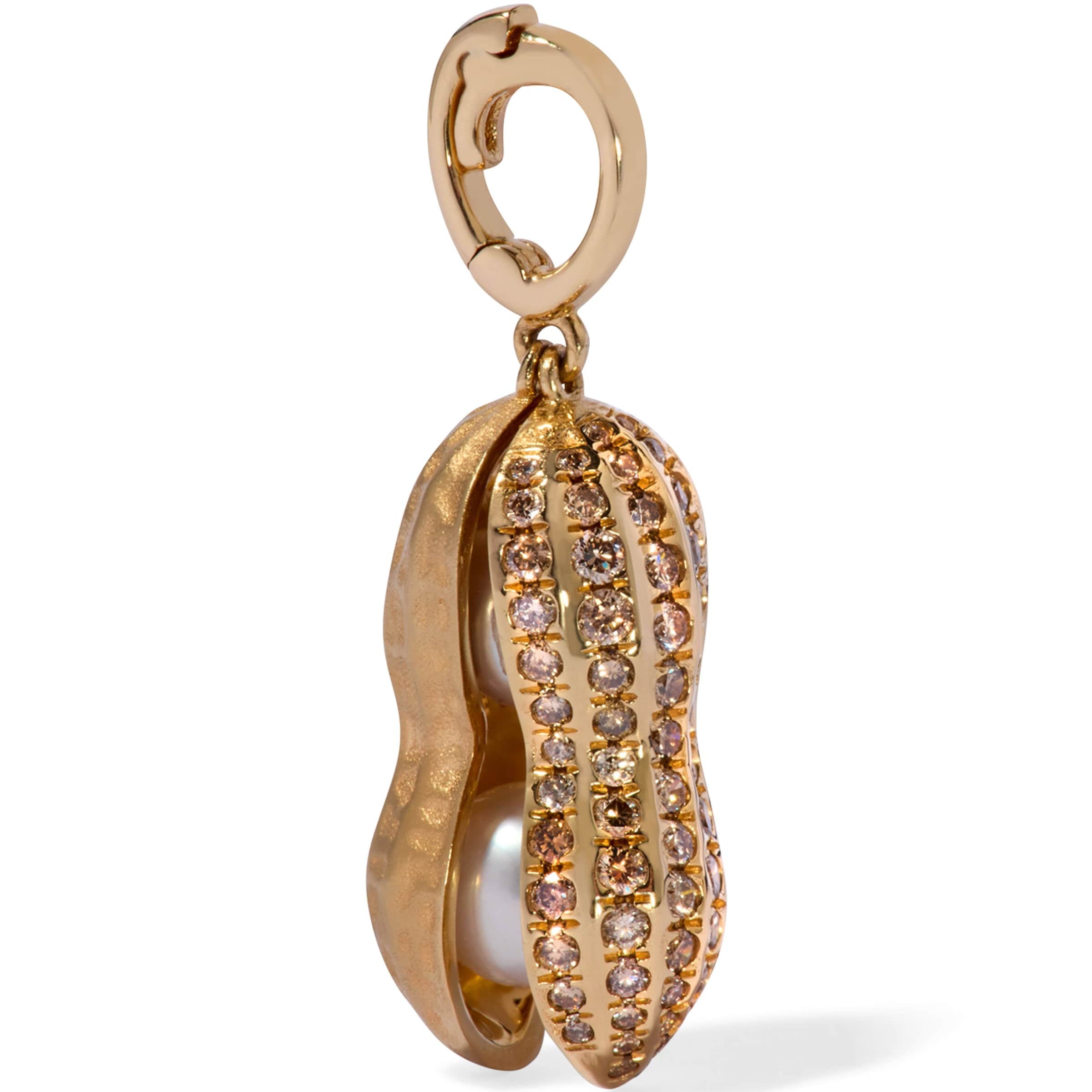 Annoushka Yellow Gold, Pearl and Diamond Mythology Pendant Charm