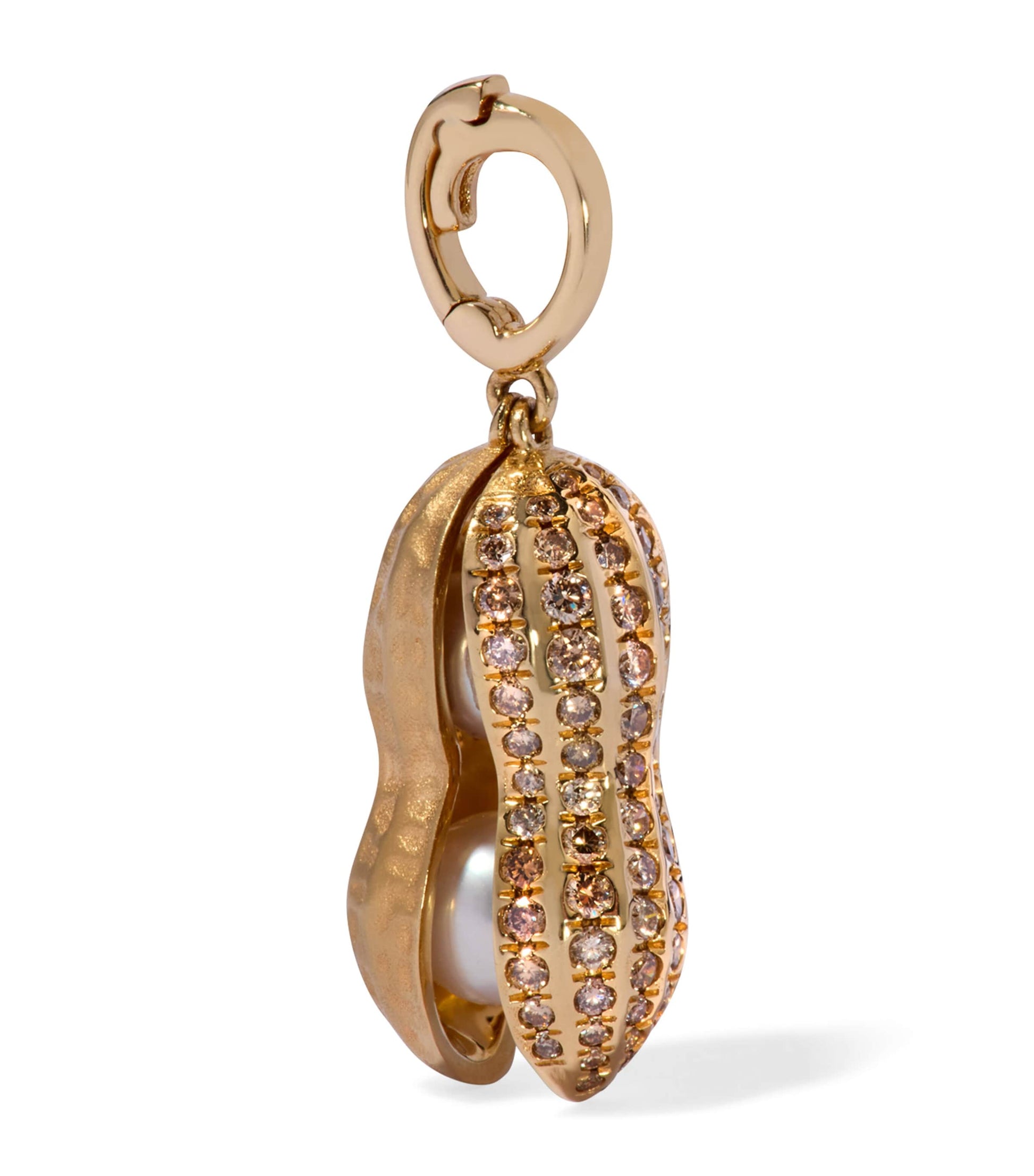 Annoushka Yellow Gold, Pearl and Diamond Mythology Pendant Charm