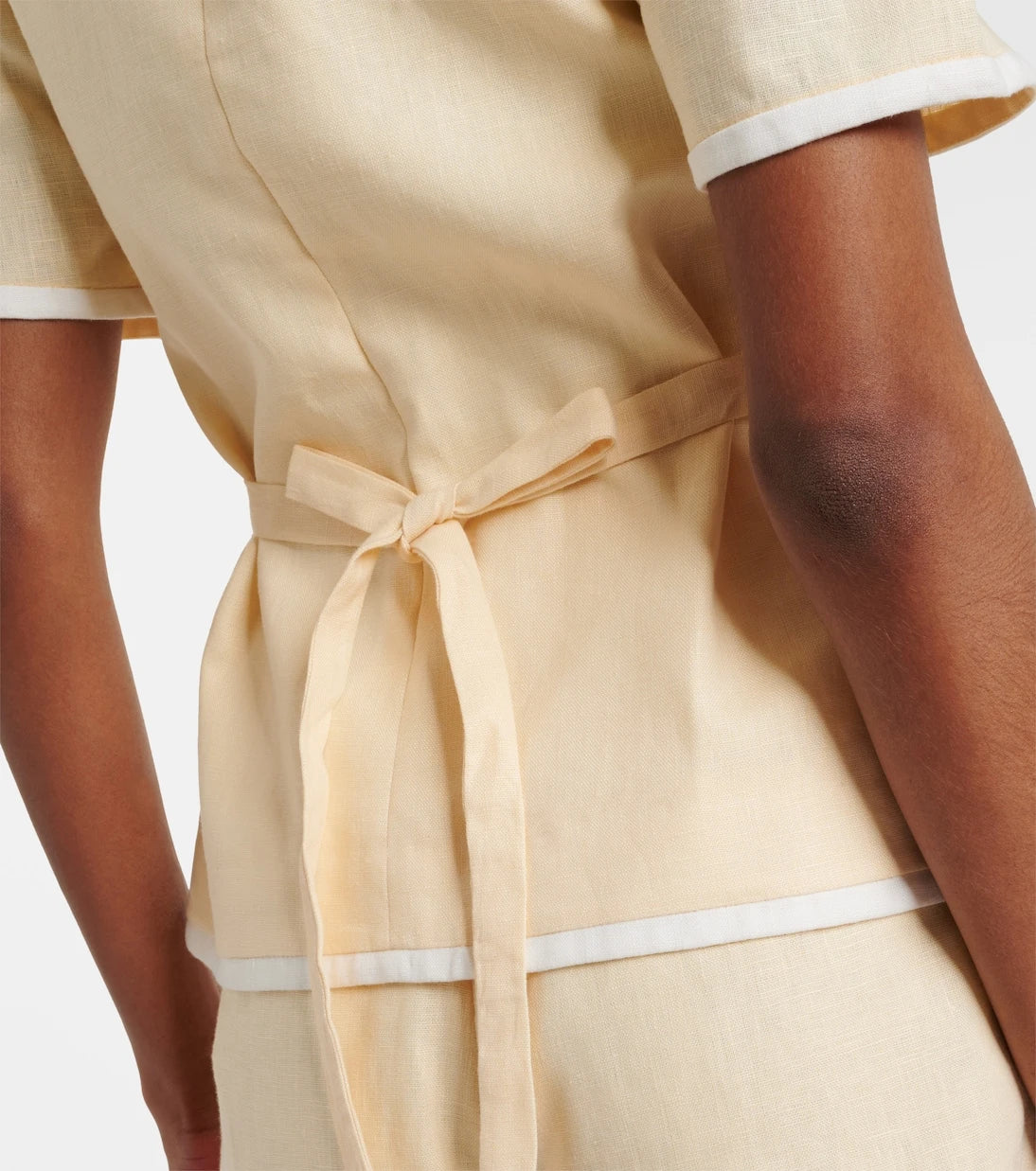 Faithfull - Madeleine belted linen top
