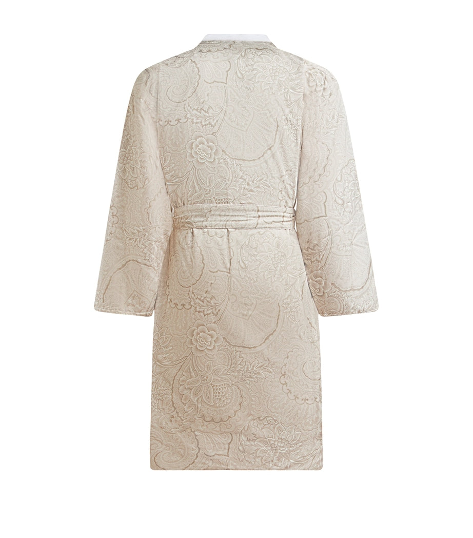 Etro Cotton Bloom Bathrobe (Small)