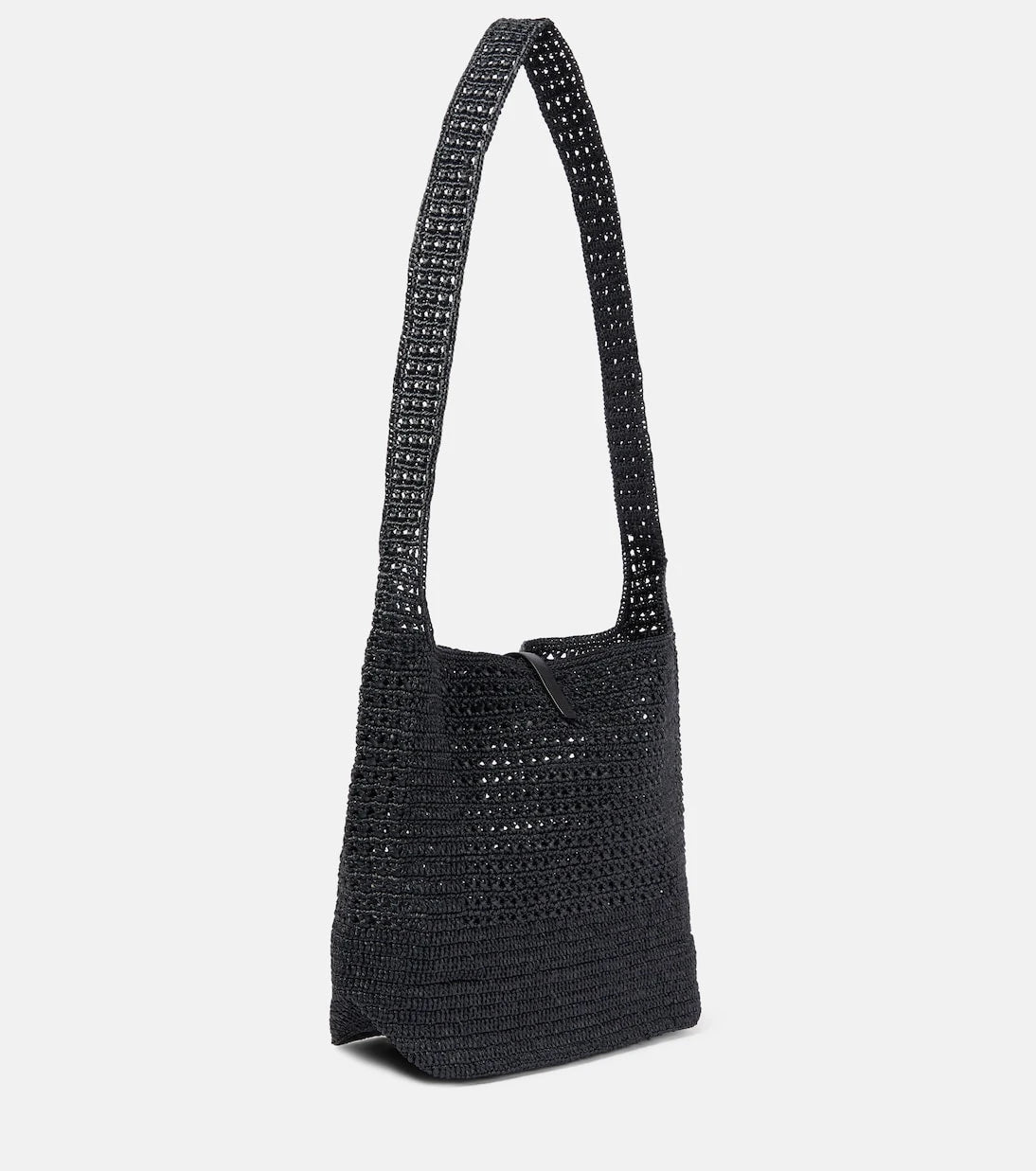 Saint Laurent - Le 5 à 7 Medium raffia shoulder bag