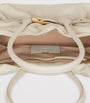 Balmain White Large Leather Anthem Shoulder Bag