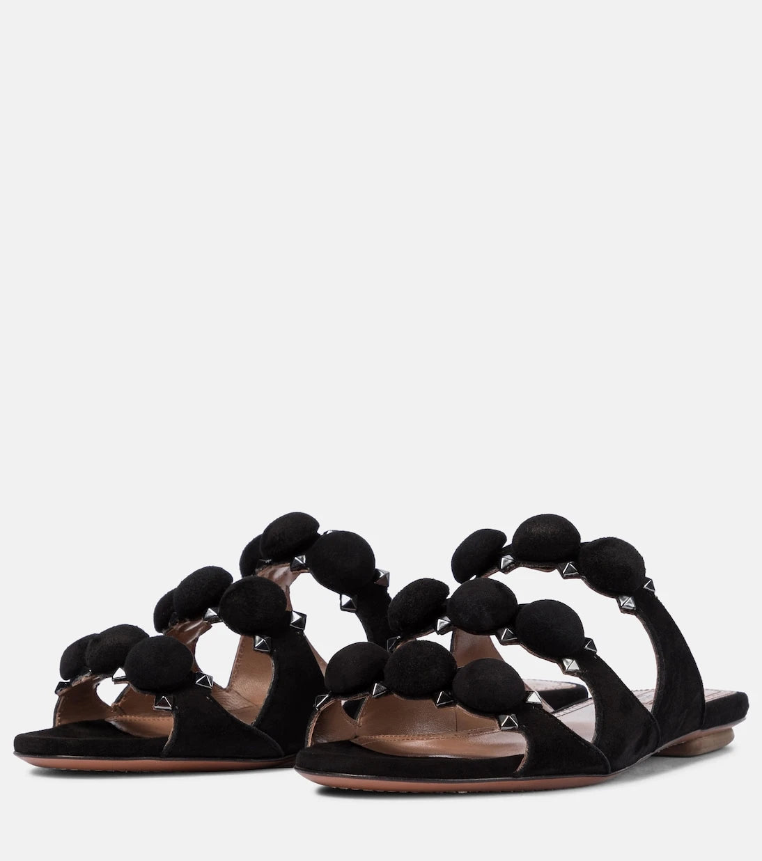 Alaïa - Bombe suede sandals