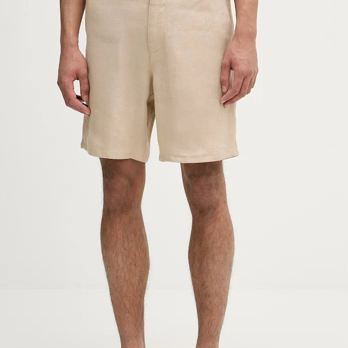 Trussardi erkek keten chino kısa şort
