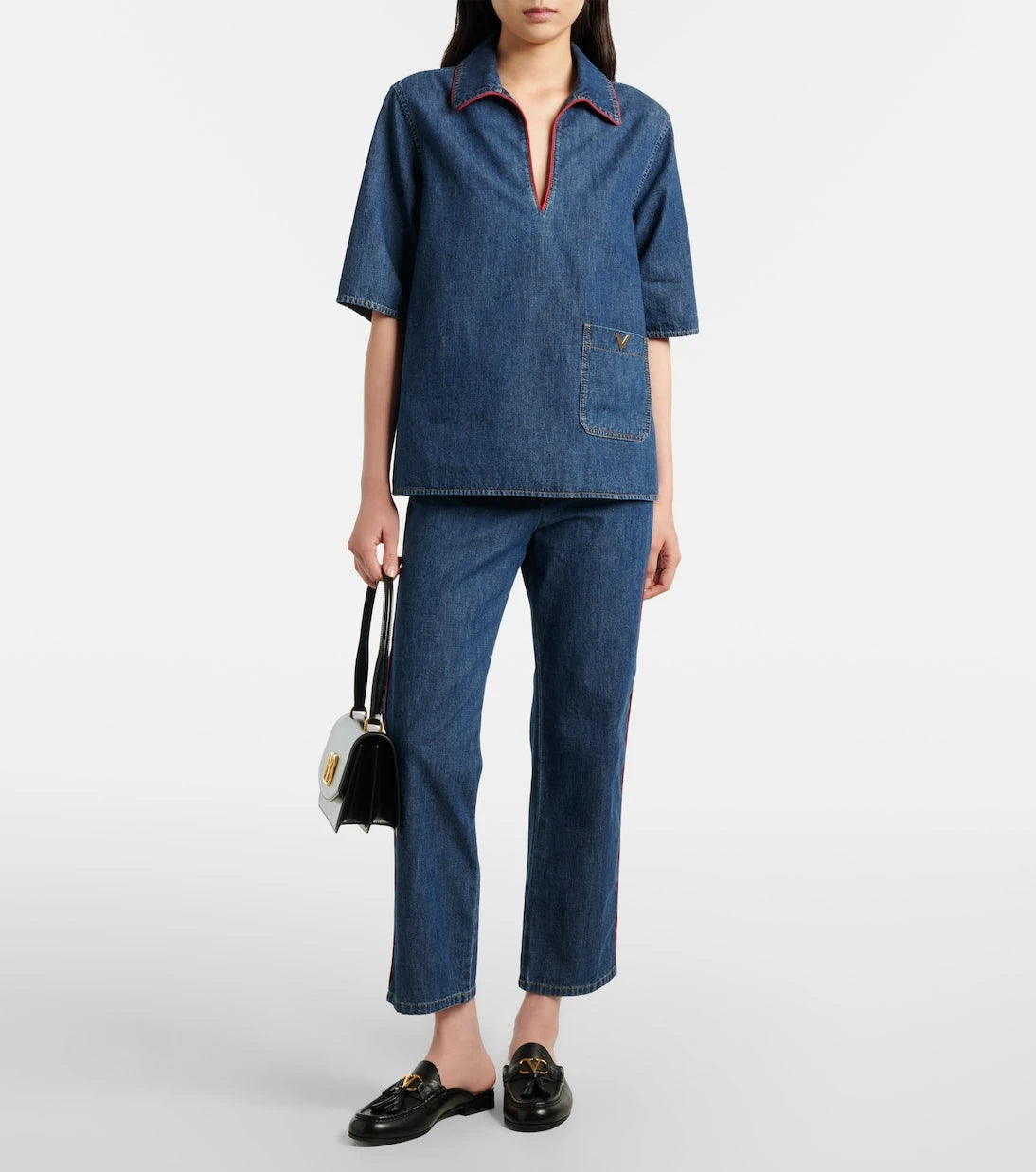 Valentino - VGold straight jeans