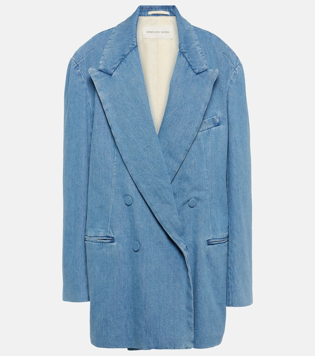 Dries Van Noten - Oversized denim blazer