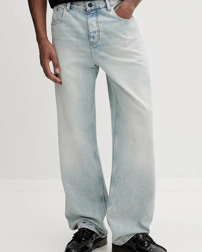 Karl Lagerfeld Jeans rahat kesim erkek kot pantolon