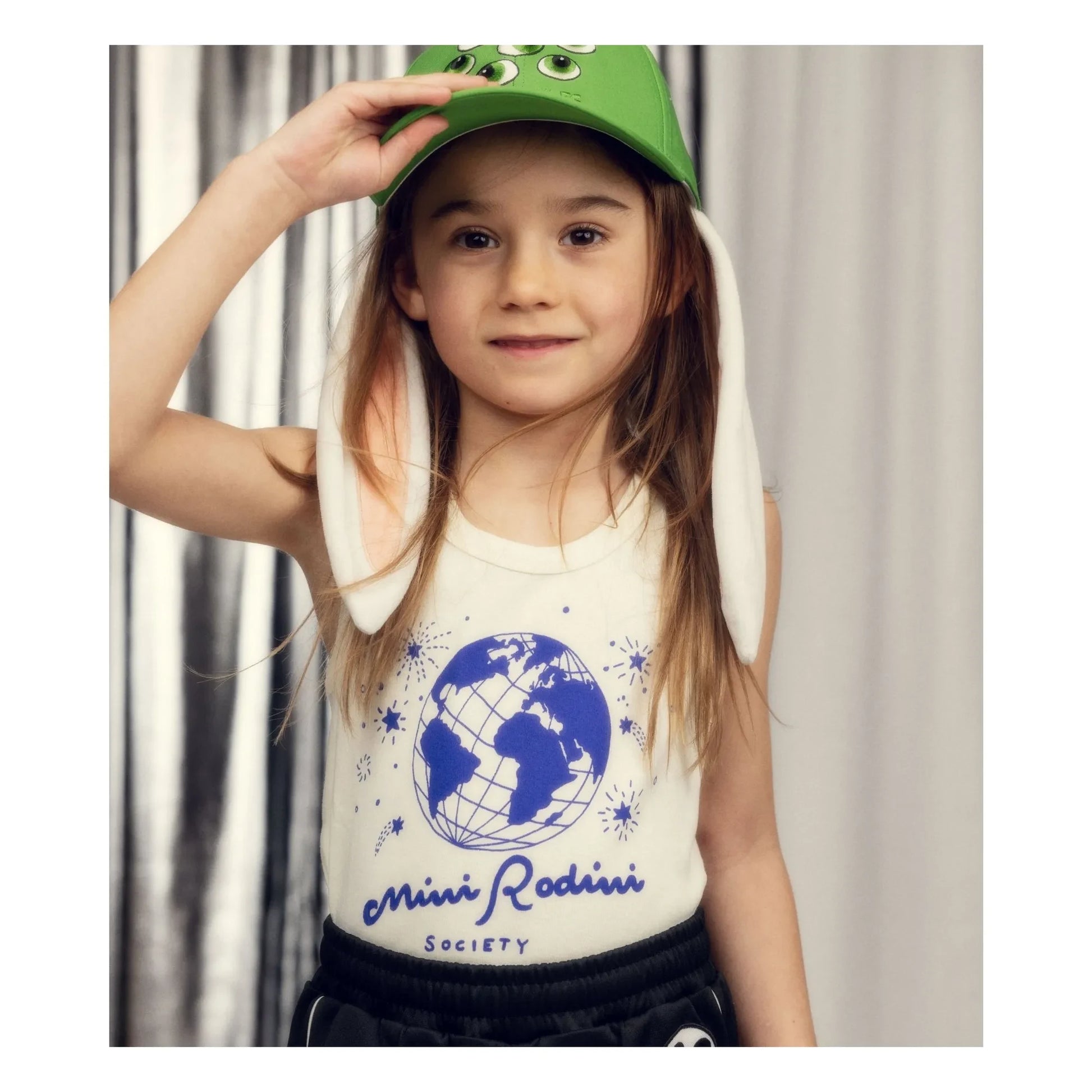 Mini Rodini - Society tank top Organic cotton | Ecru