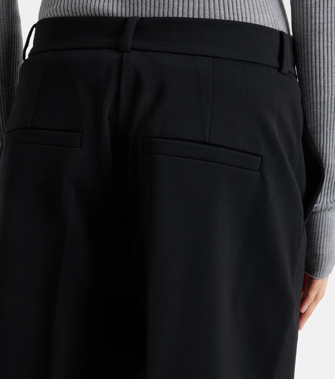 Sportmax - Vetusta crêpe wide-leg pants