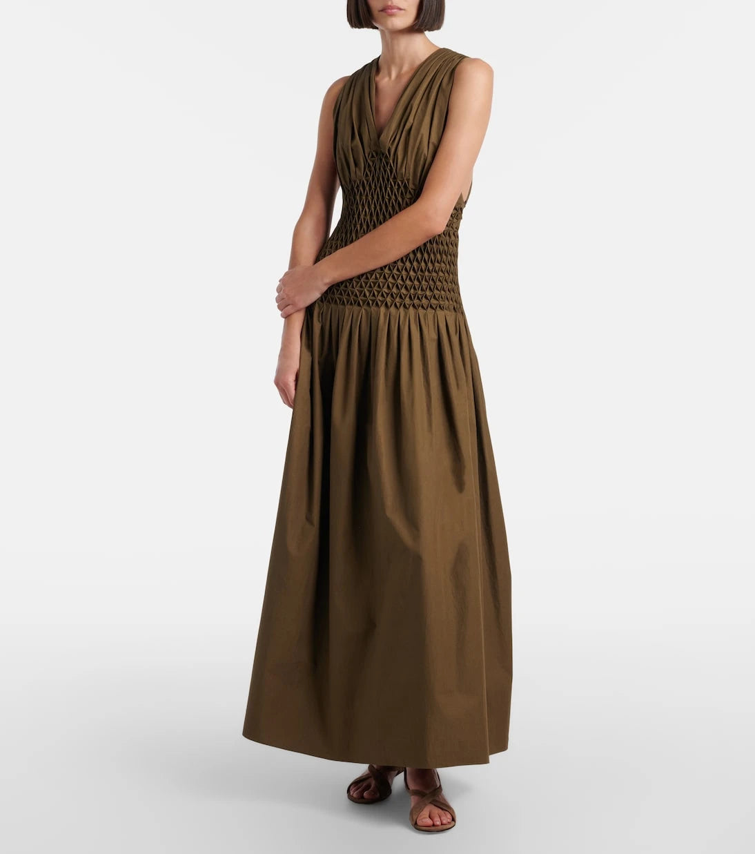 Khaite - Liria suede sandals