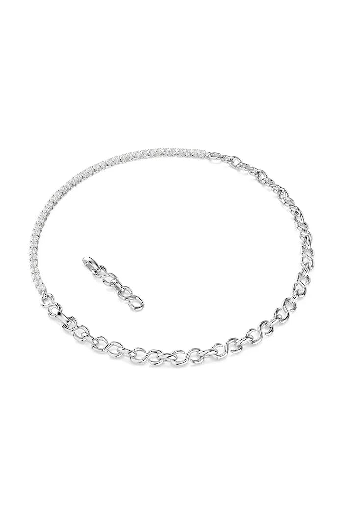 Swarovski metal kadın kolyesi, MATRIX, zirkonlu