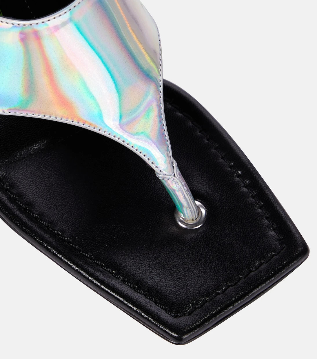 The Attico - Devon leather thong sandals