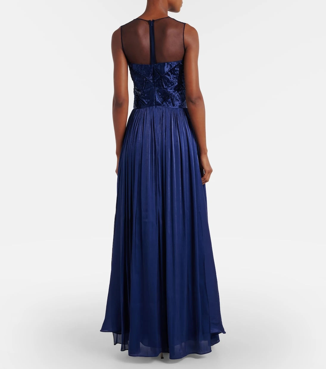 Costarellos - Pleated gown