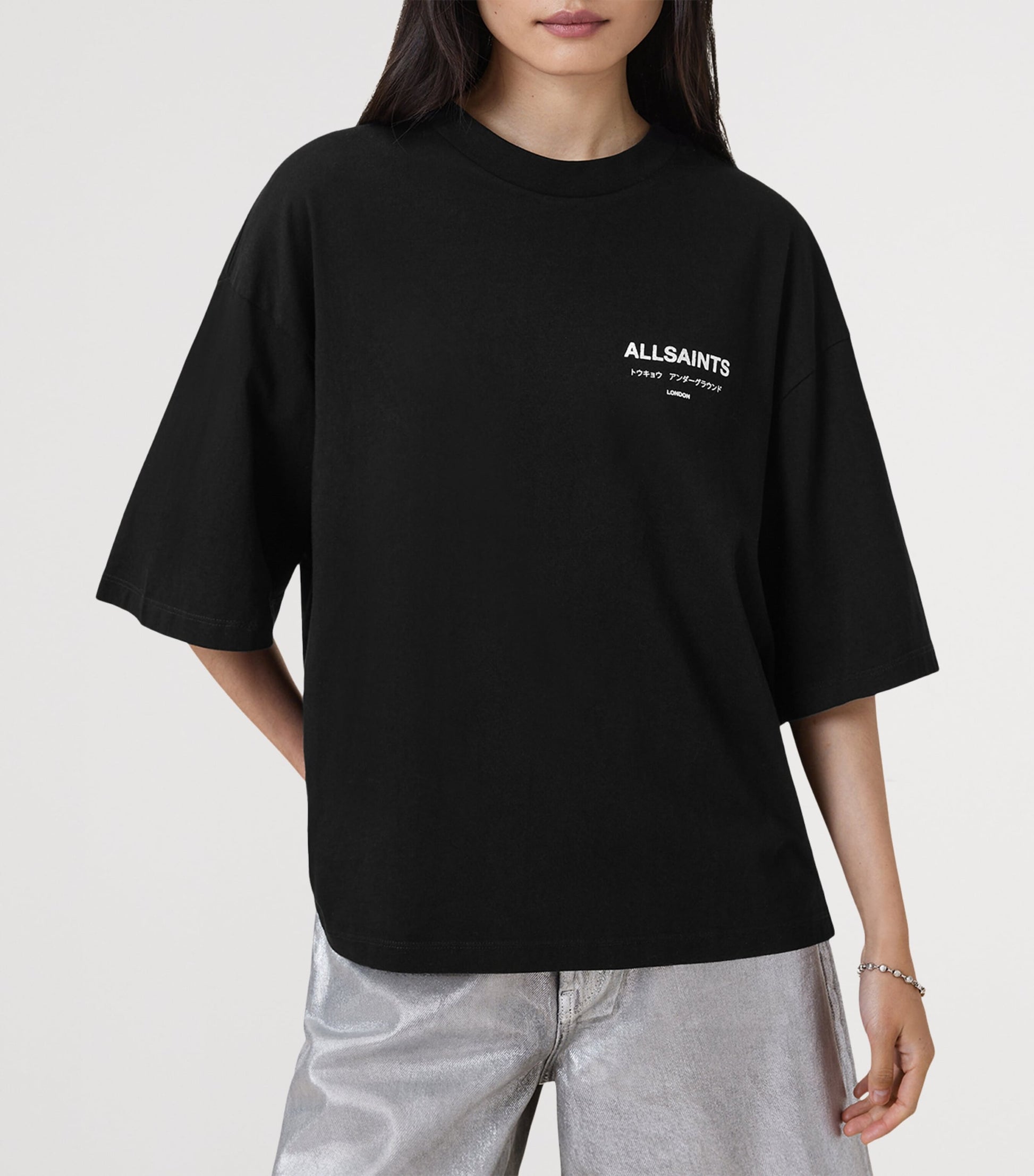 Black Organic Cotton Under Amelie T-Shirt