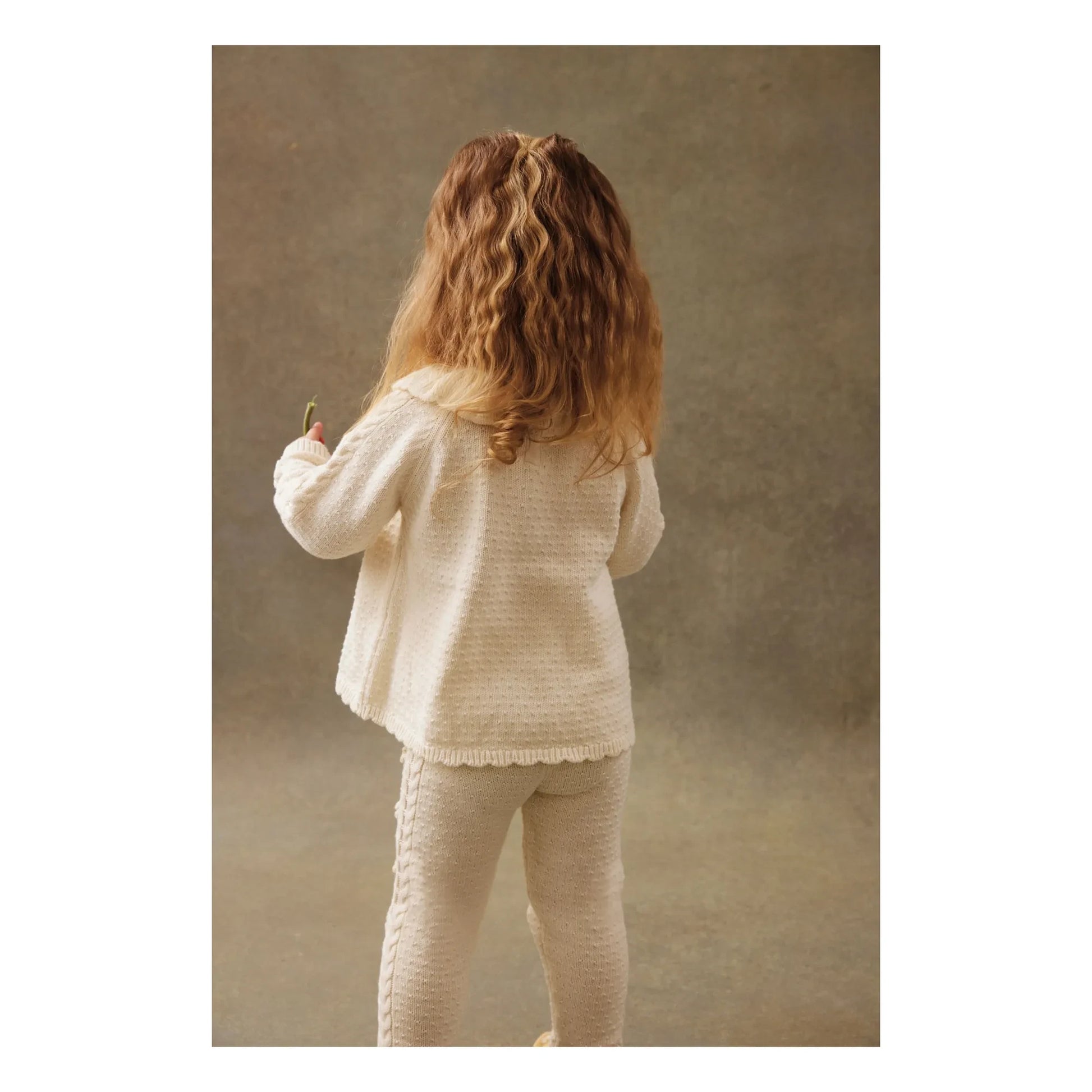 Louise Misha - Elvina Ruffle Neck Sweater | Cream