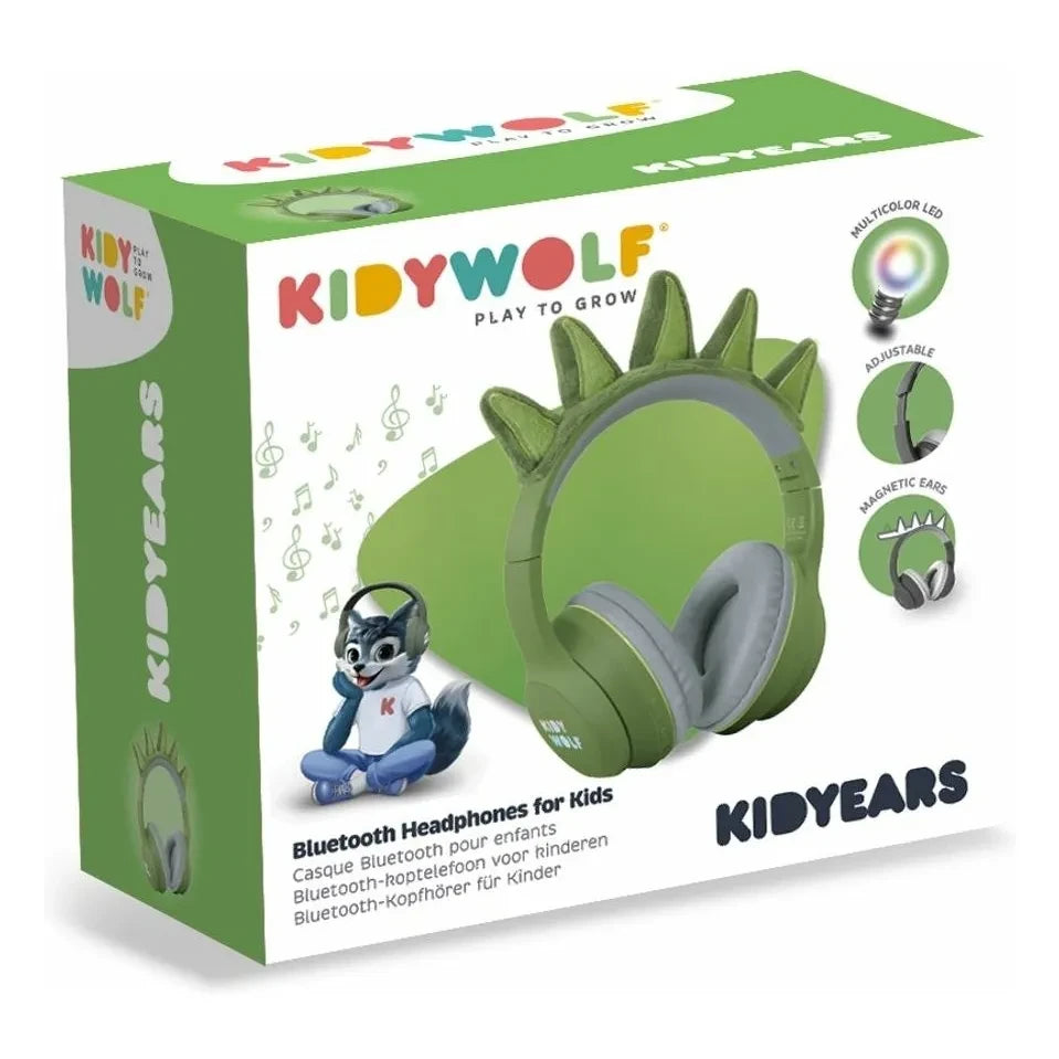 Kidywolf - Dinosaur headphones | Green
