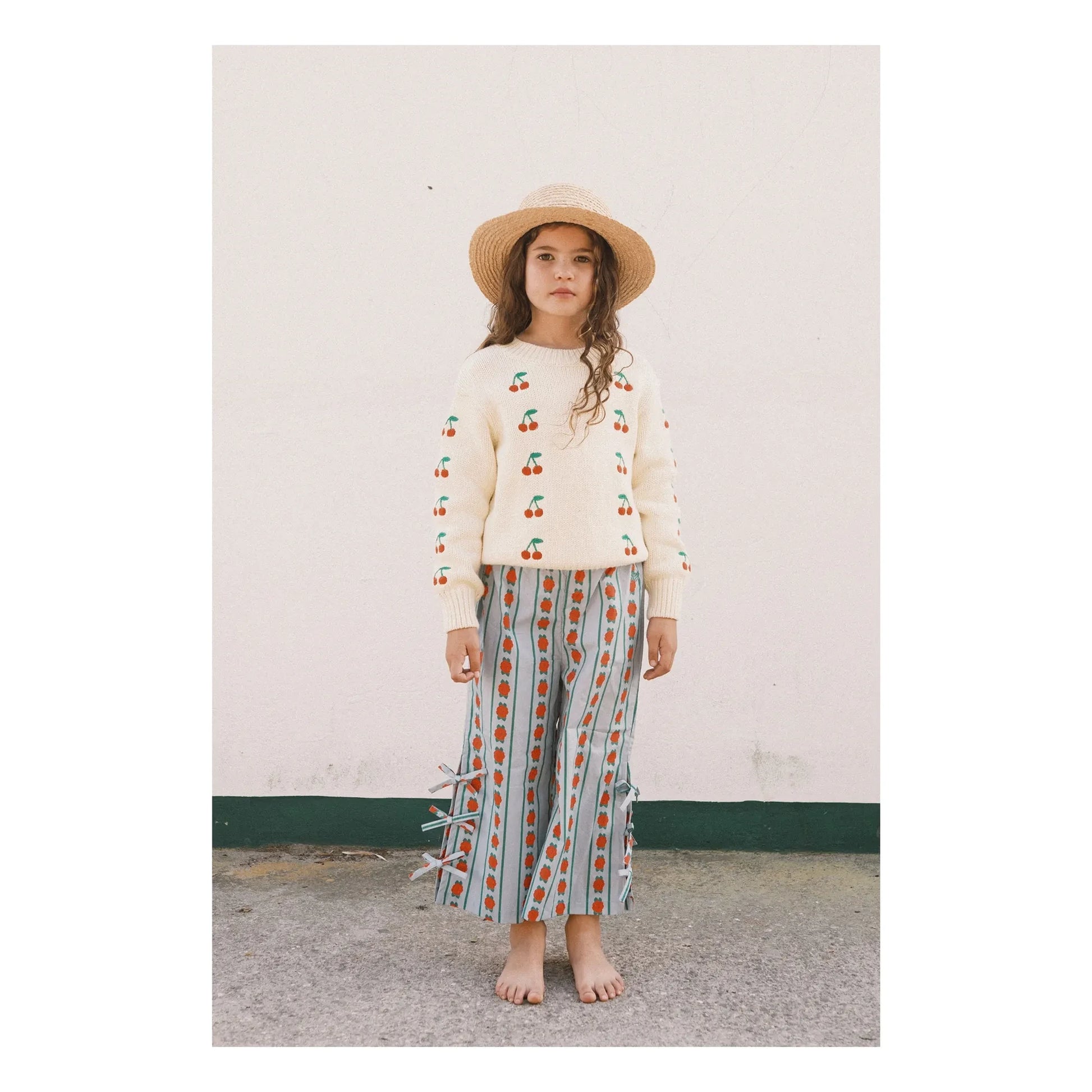 Tinycottons - Cherry Sweater | Pale yellow