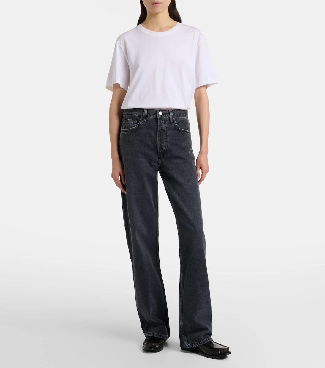 Agolde - Arc 32 low-rise wide-leg jeans