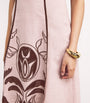 Linen Printed Ornella Midi Dress