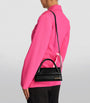 Jacquemus Black Leather Le Chiquito Long Top-Handle Bag