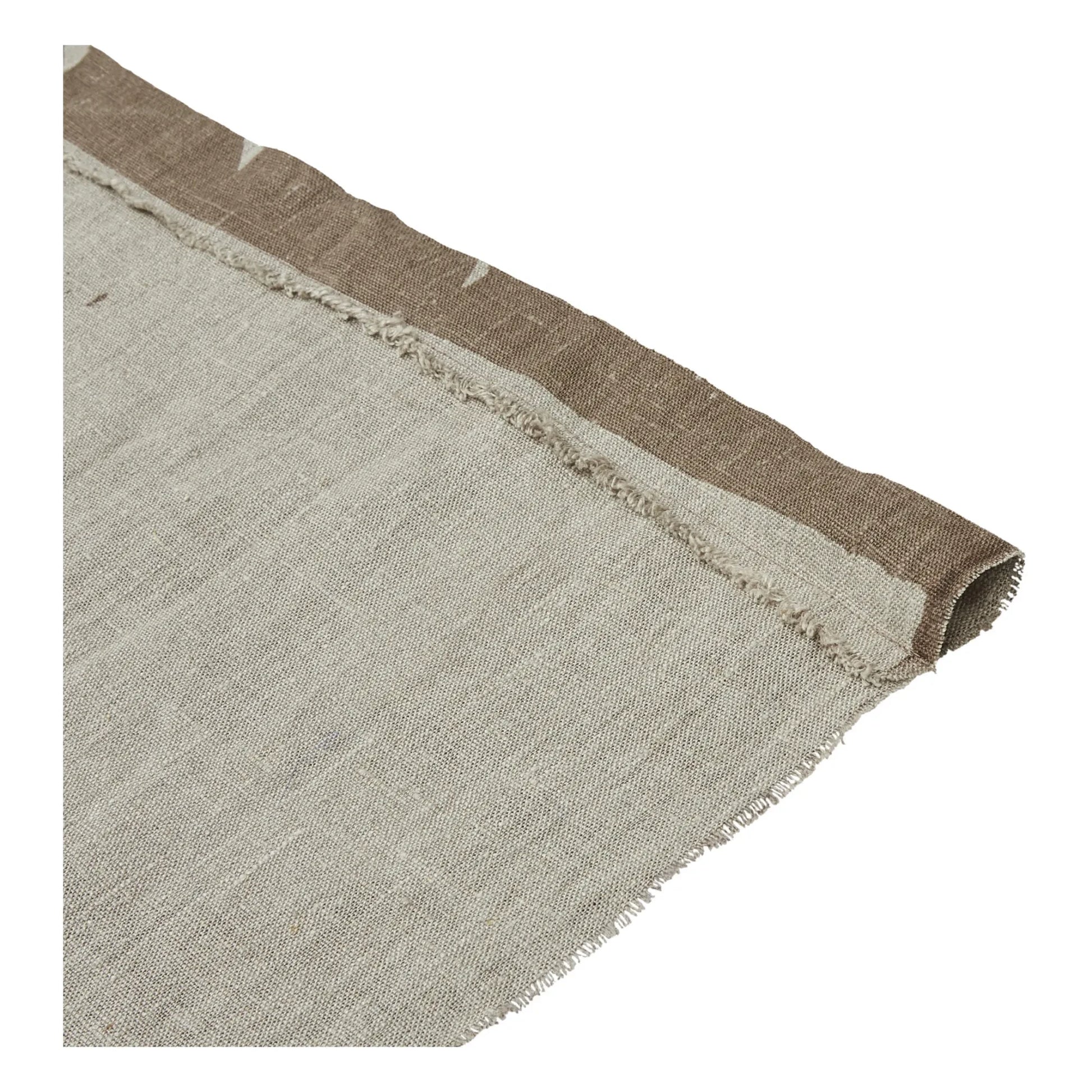 Aeand - Carob Linen Wall Hanging | Chocolate
