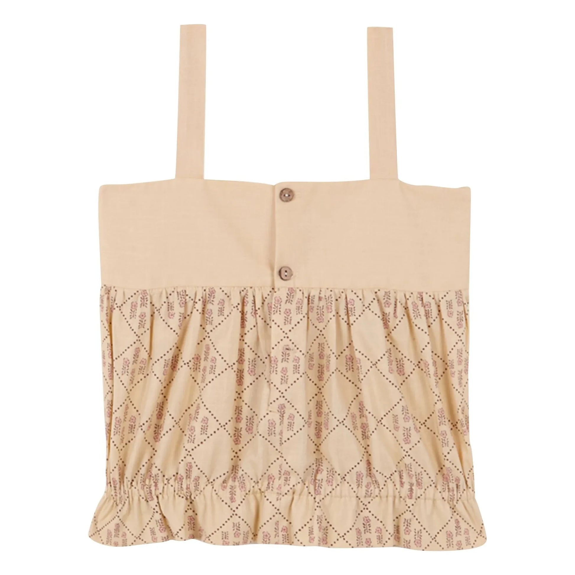 birinit - Castelflorite embroidered top Organic cotton | Honey