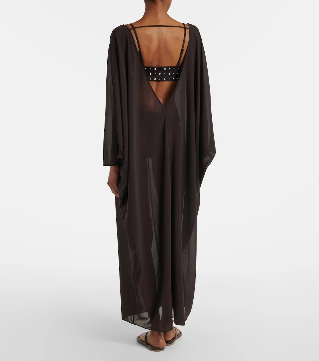 Staud - Nour chiffon beach dress