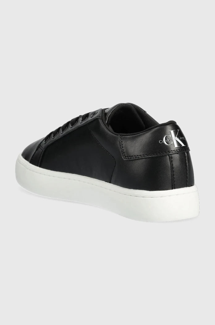 Кожени маратонки Calvin Klein Jeans Classic Cupsole Laceup Low LACE UP