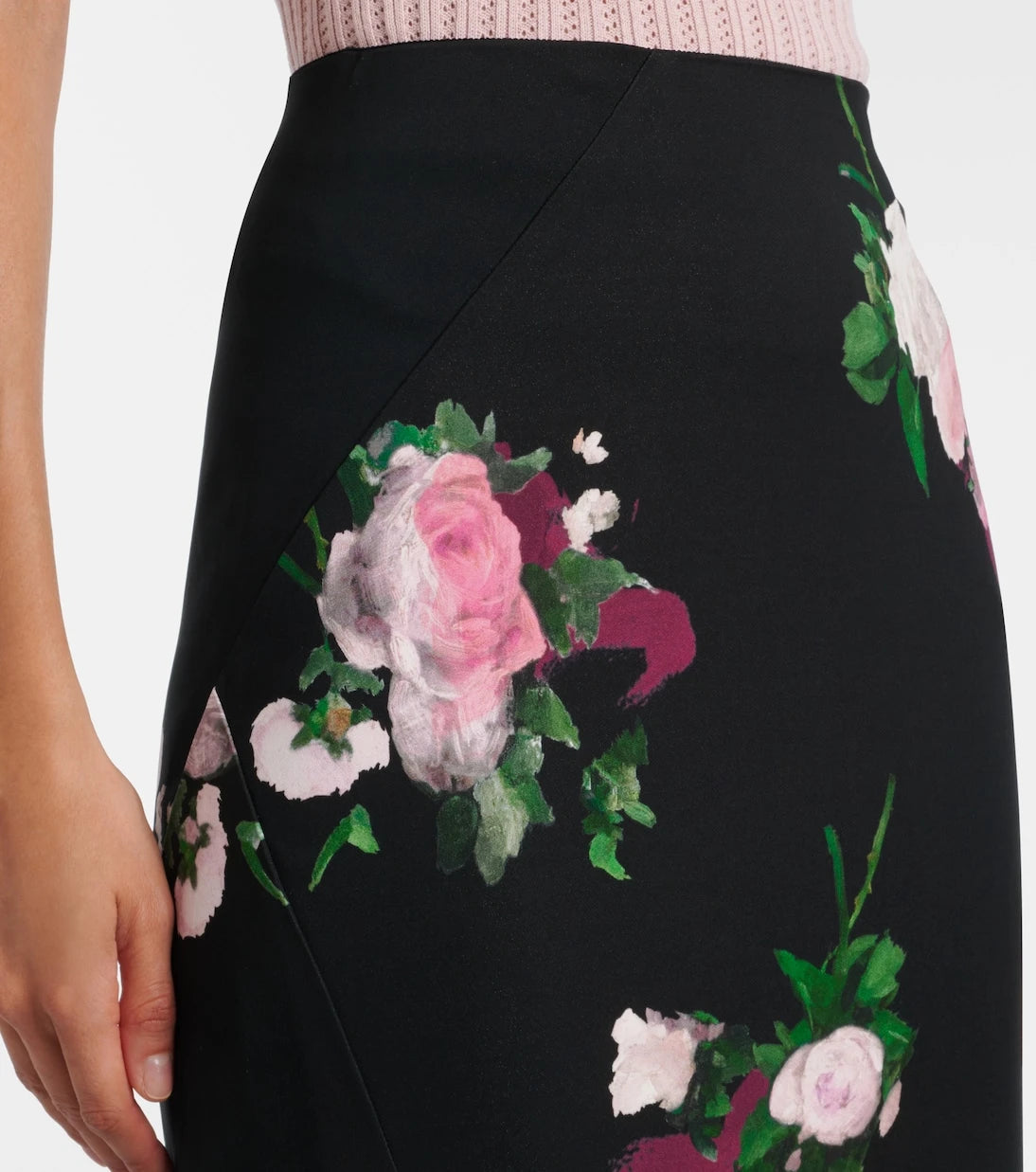 Erdem - Floral midi skirt