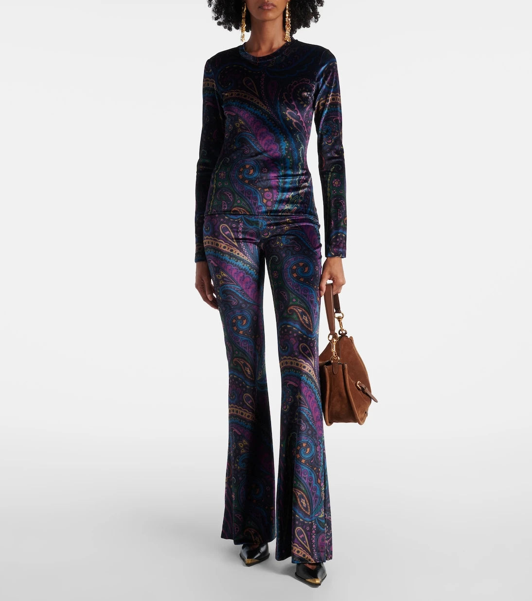 Etro - Paisley jersey top