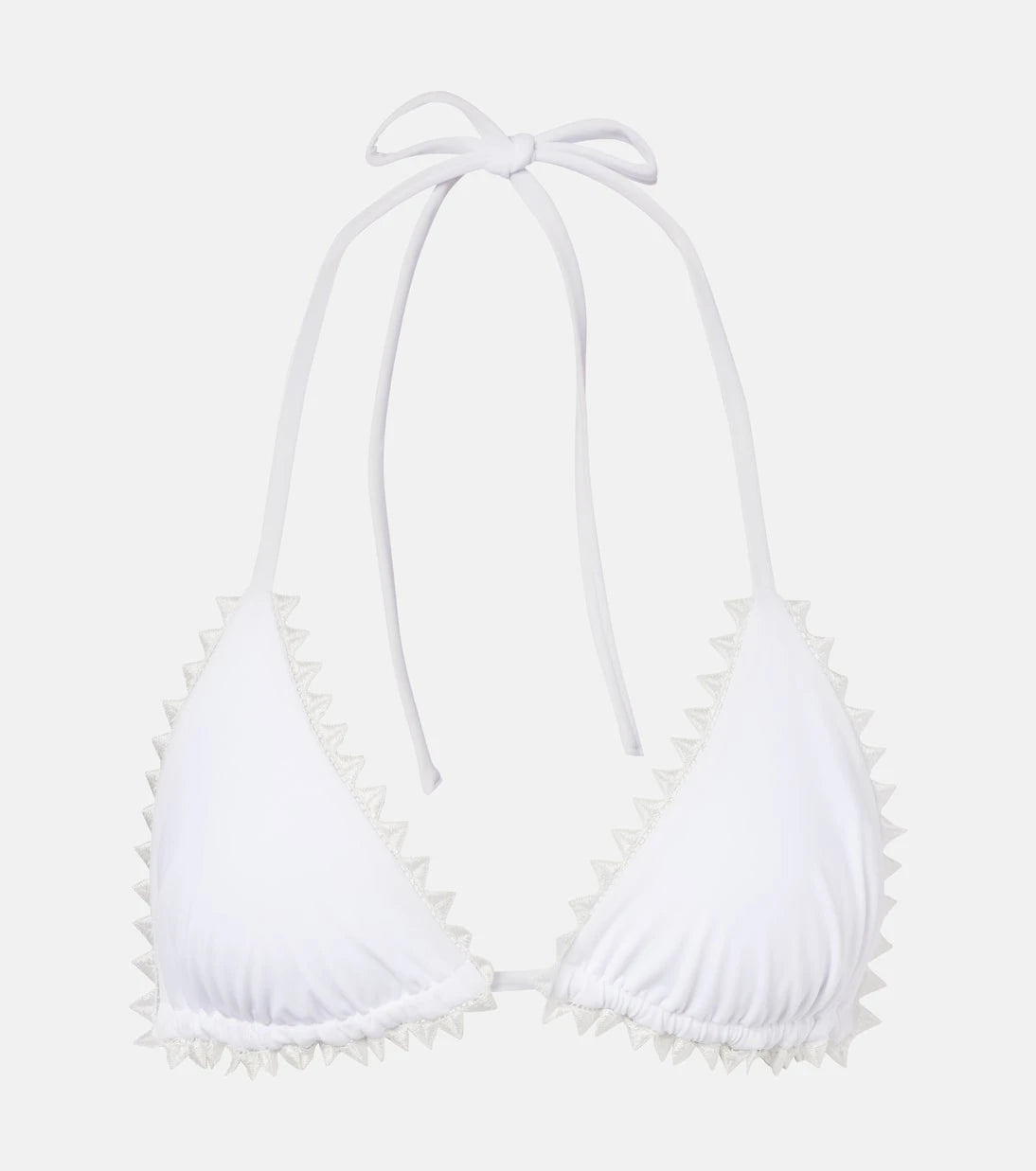 Jacquemus - Picot embroidered bikini top