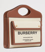 Burberry Brown Mini Canvas Pocket Bag