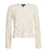 Ivory Crochet Long-Sleeve Top