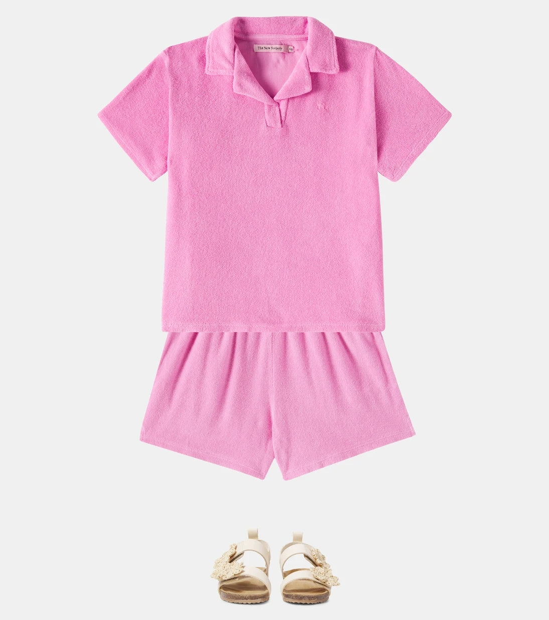 The New Society - Briseis cotton terry shorts