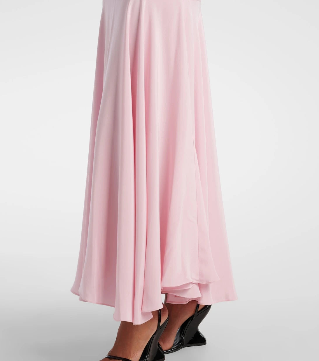 Rodarte - Bow-detail silk crêpe gown
