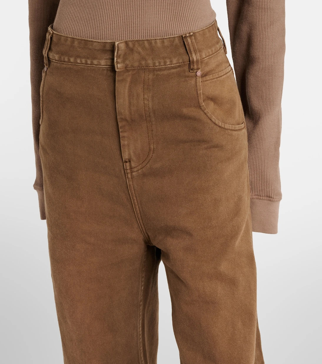 Entire Studios - Gem mid-rise wide-leg jeans