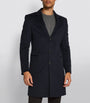 Blue Cashmere Overcoat