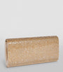 Satin Crystal-Embellished Perry Clutch Bag