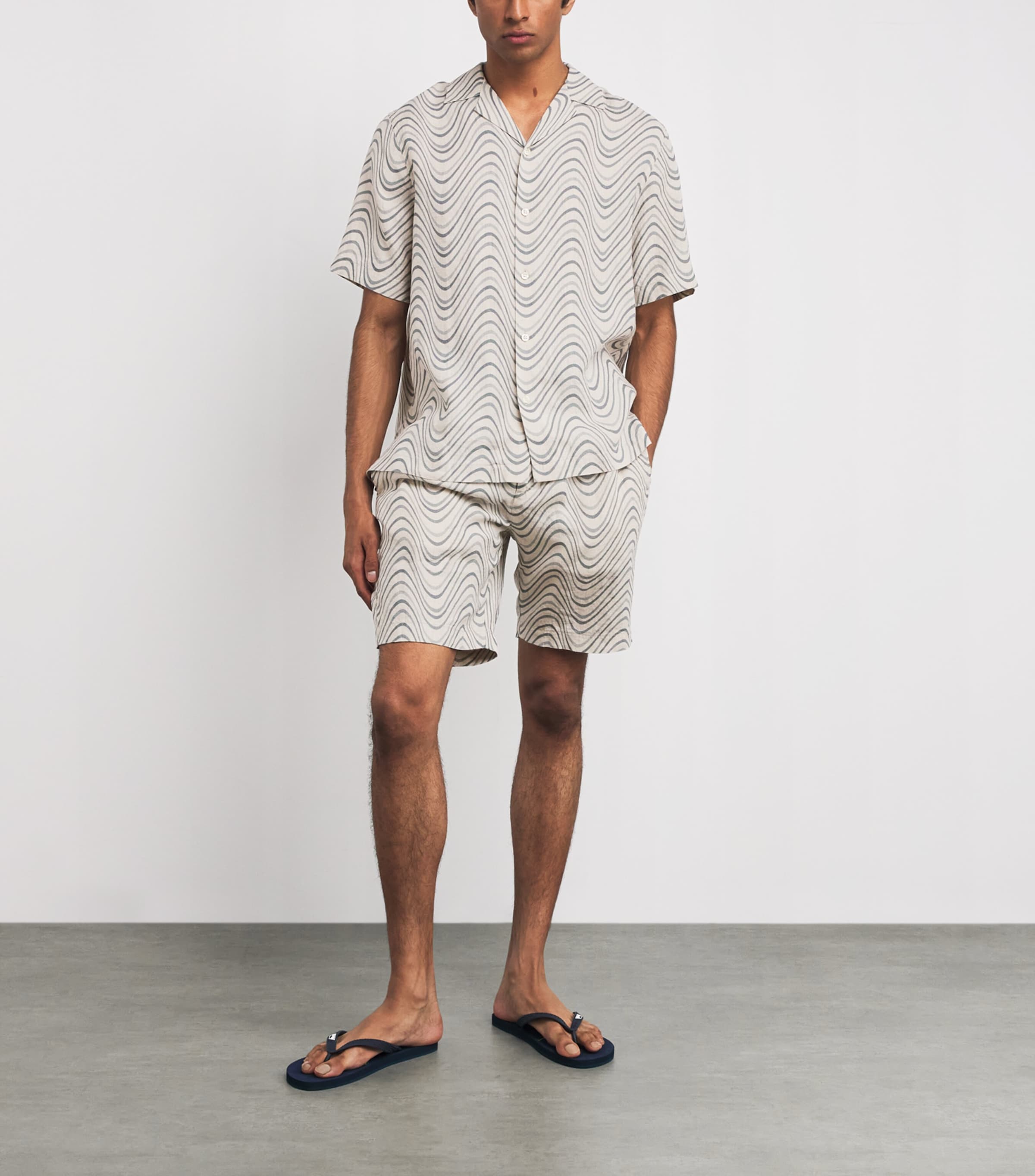 Frescobol Carioca Linen Felipe Shorts