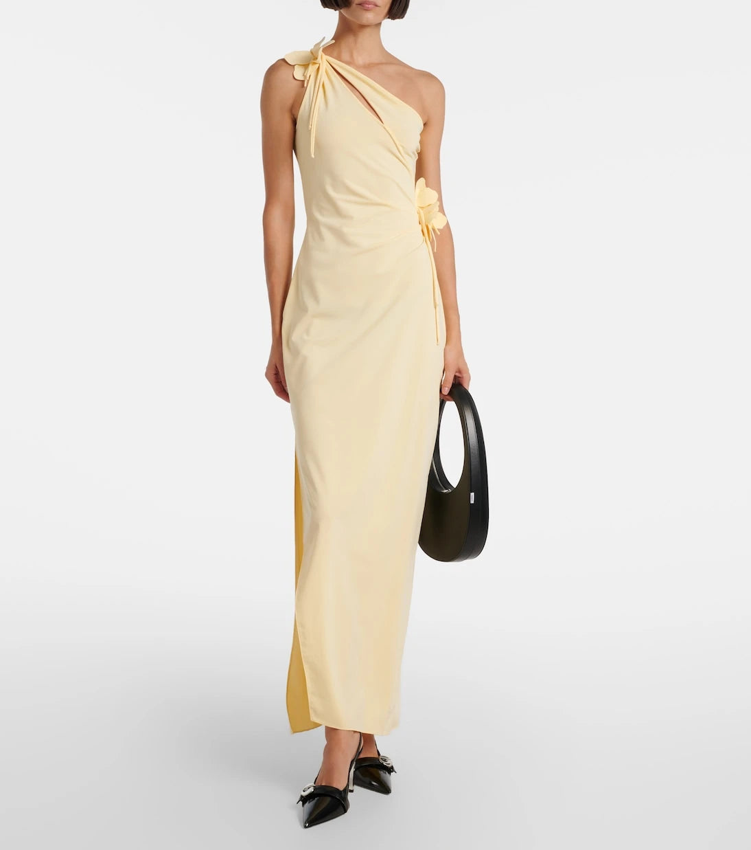 Coperni - Asymmetric floral gown