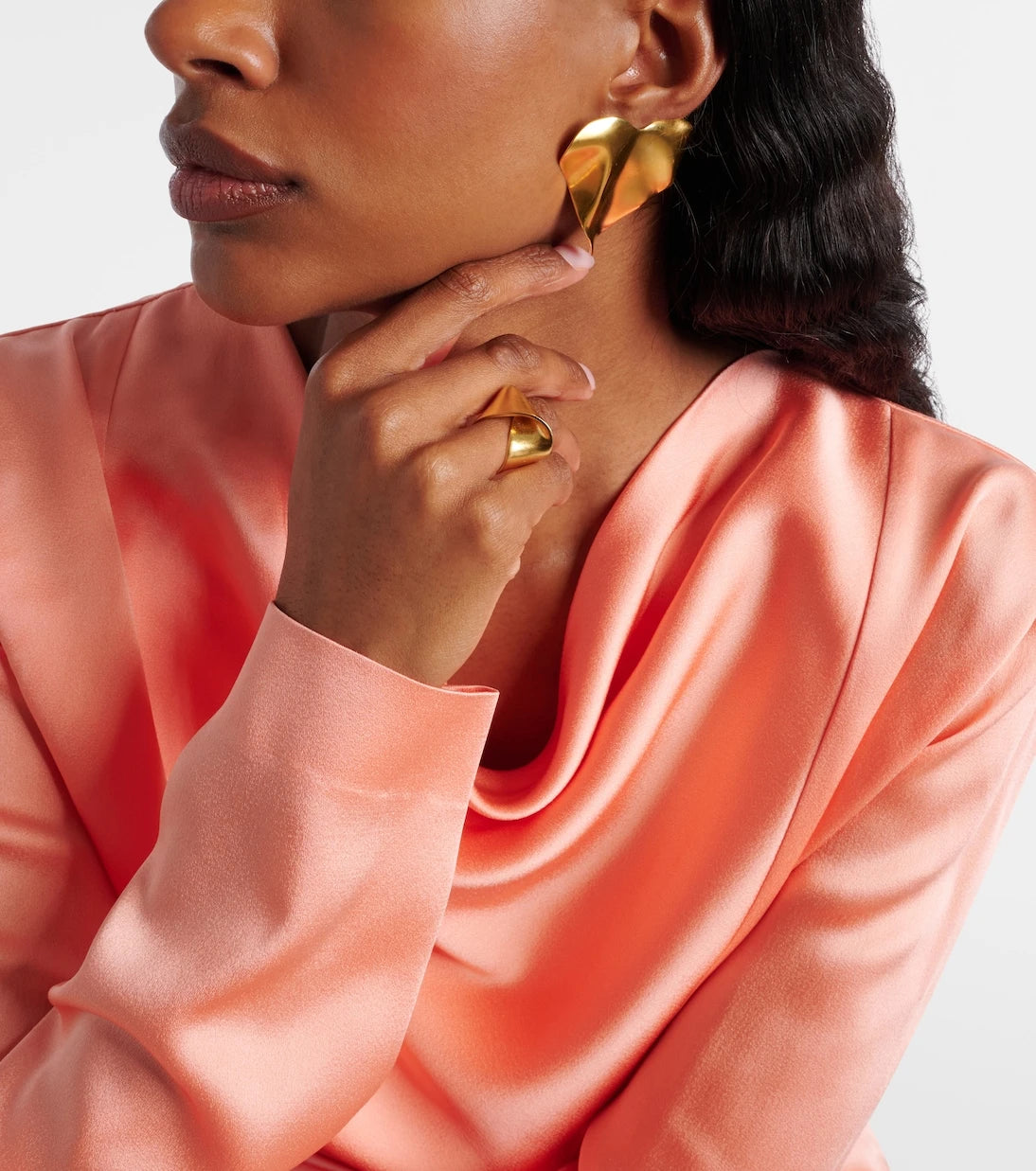 Ysso - Cordella 24kt gold-plated ring
