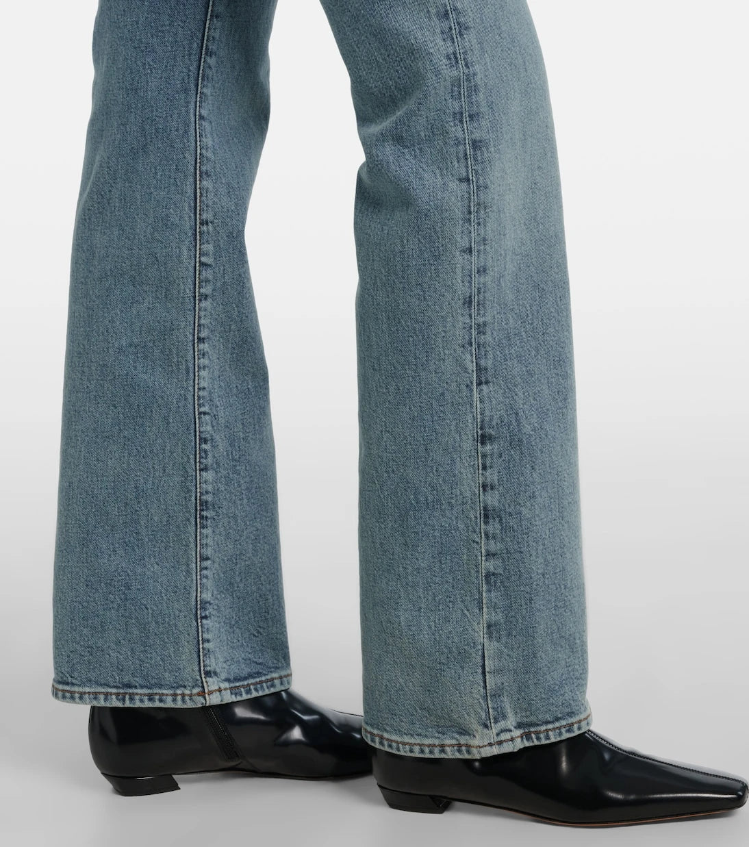 Frame - Le Pixie low-rise flared jeans