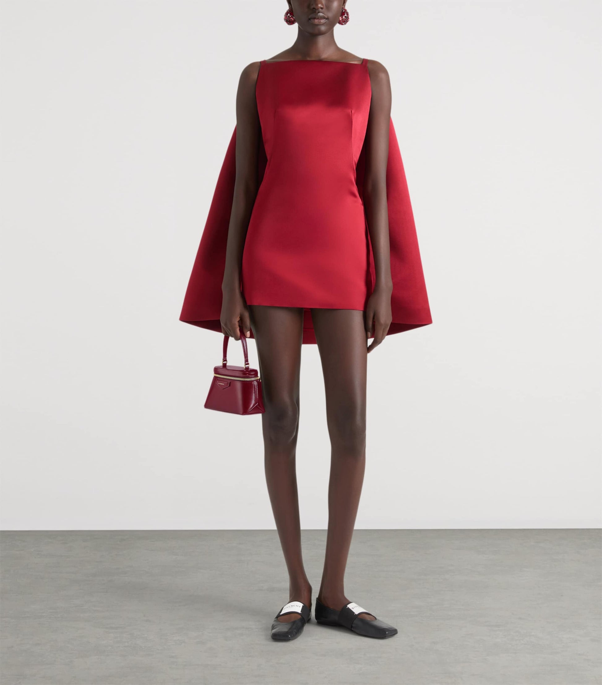 Givenchy Leather Antigona Vanity Top-Handle Bag