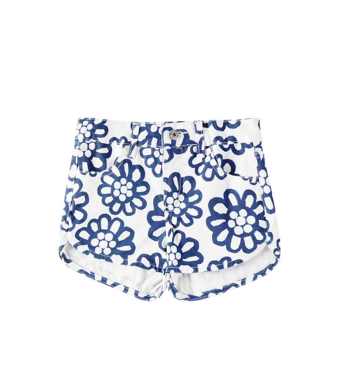 Fábula - Floral denim shorts