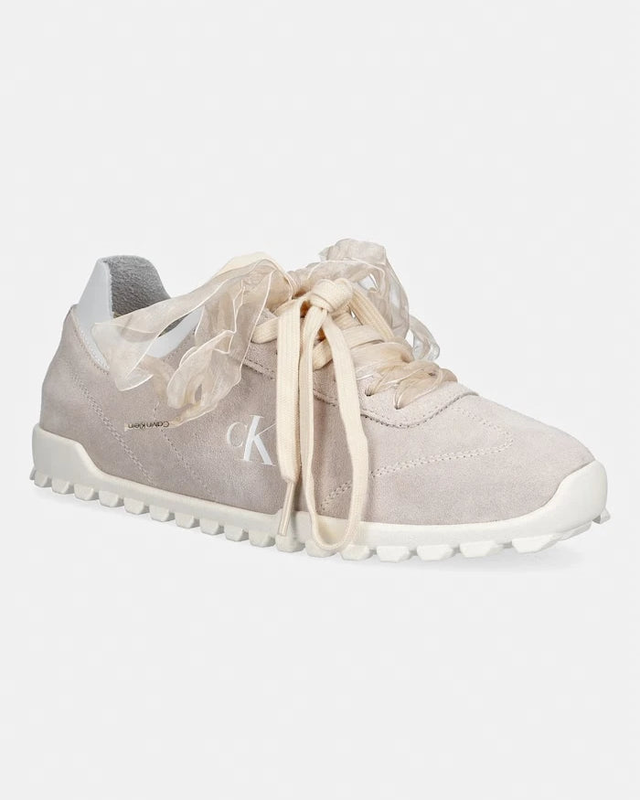Calvin Klein LOW PROFILE RUN MG SUE DB LACES kadın spor ayakkabı