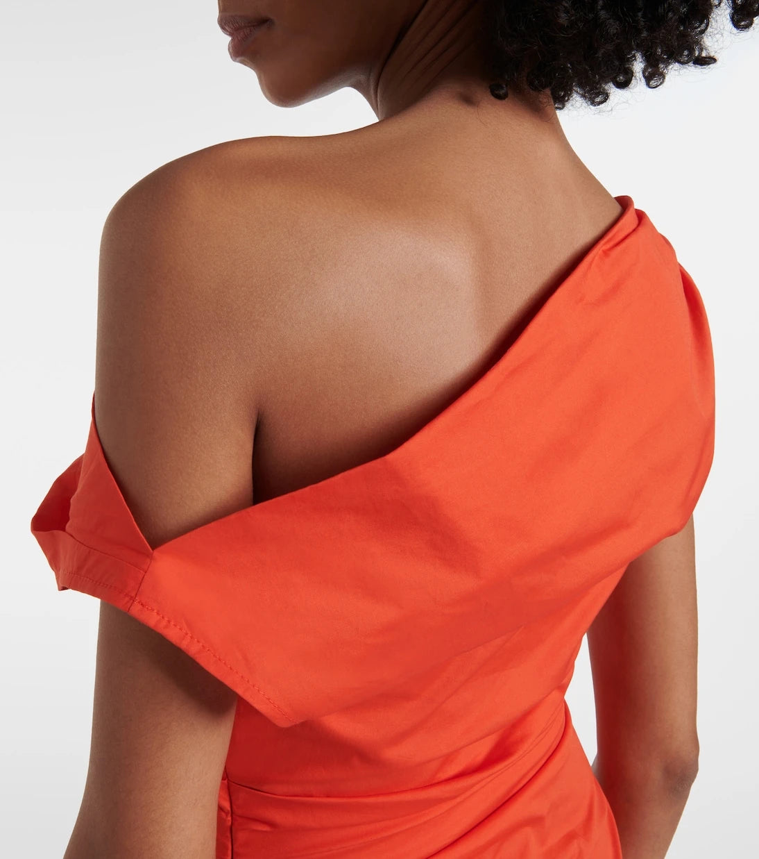 Staud - Phare draped cotton minidress