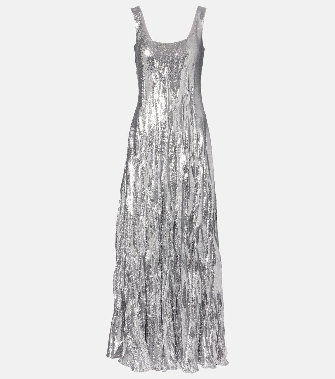 Marmar Halim - Sequined silk-blend gown