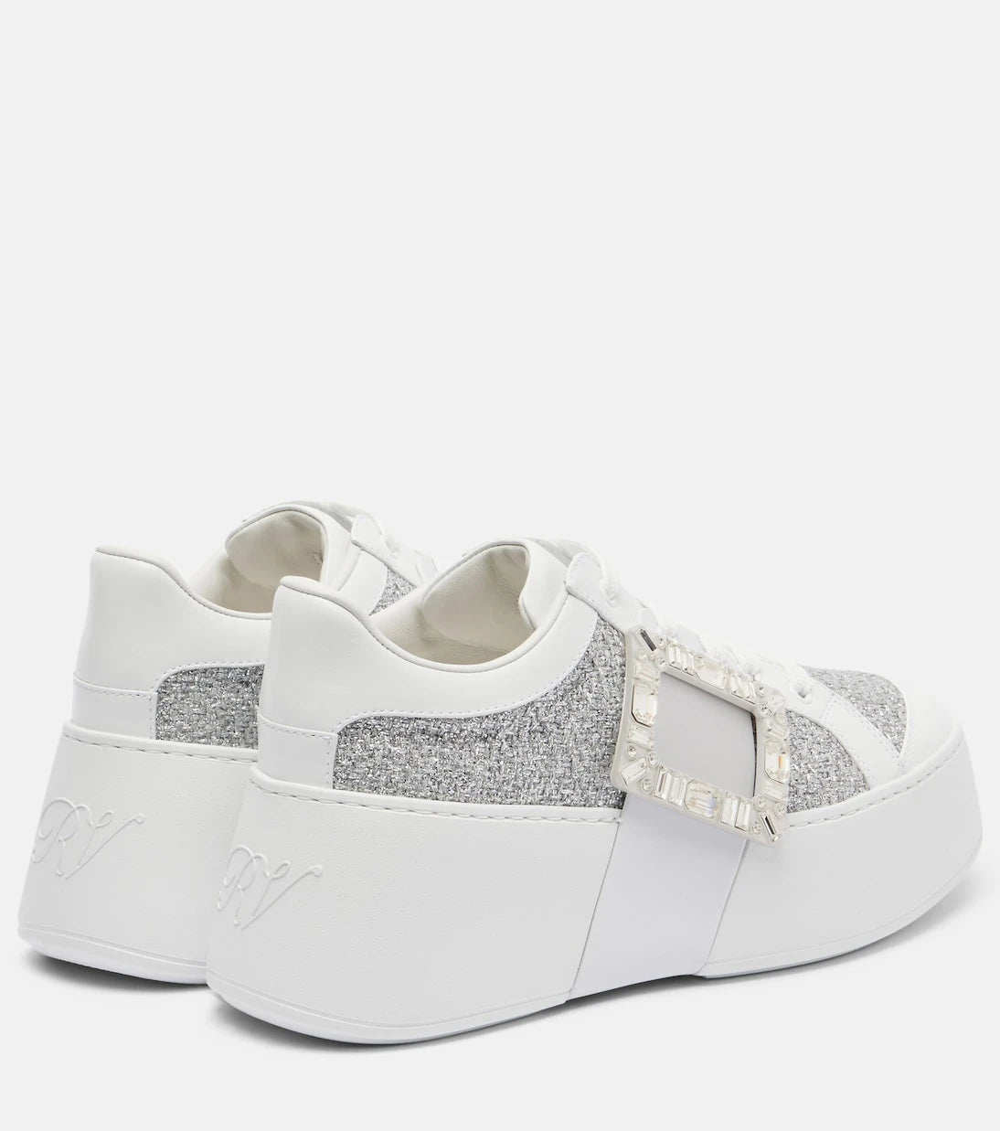 Roger Vivier - Viv' Skate embellished sneakers
